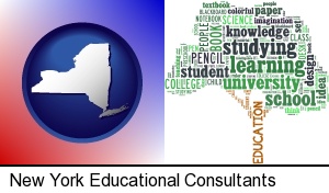 New York, New York - education concept tags